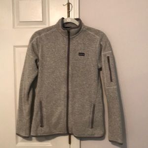 Patagonia Grey womens zip up jacket